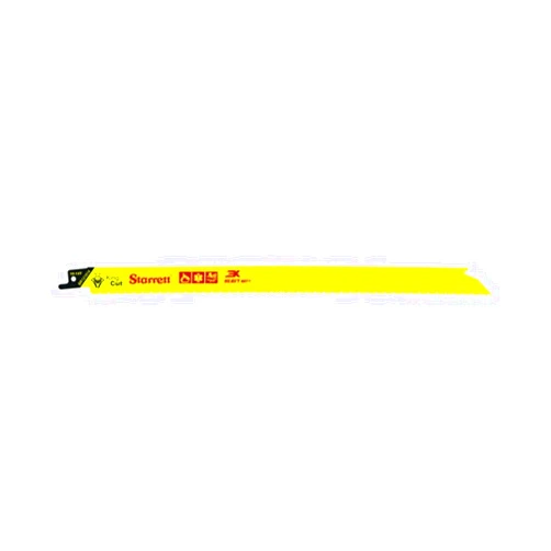Starrett BR121014-20 Bi-Metal Unique Straight King Cut Fire, Rescue and Demolition Reciprocating Saw Blade, 0.050