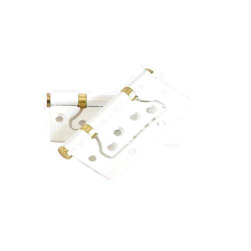 Youngran Antique Bronze Hinges Cabinet Door Drawer Decorative Hinge Durable 1pcs 304 Stainless Steel Hinges Used for Door Furniture Leisurely (Color : Ivory White Gold x1)