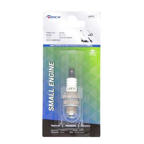 TORCH L8RTC Spark Plug Replace for NGK BPMR8Y BPM8Y Spark Plug, for Champion RCJ6Y Spark Plug, for Kawasaki 920702115 Spark Plug, OEM, ea