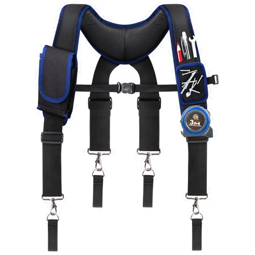 UMYLOV Tool Belt Suspenders, Work Belt Suspender Suitable for Construction Electrician Tool Belt with Adjustable Straps