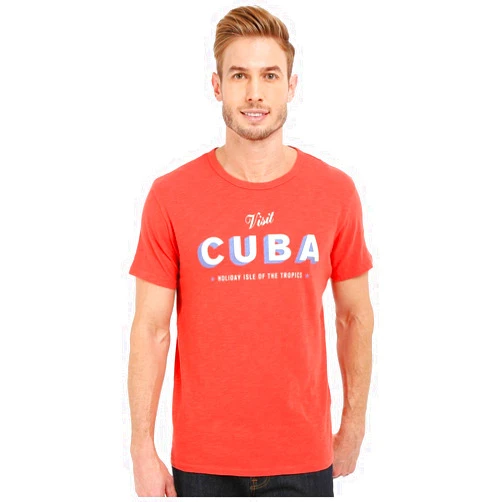 Lucky Brand Mens Visit Cuba Graphic Tshirt