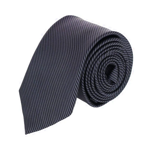 Trafalgar Men's Leyton Big and Tall Diagonal Lined Tone on Tone Silk Necktie