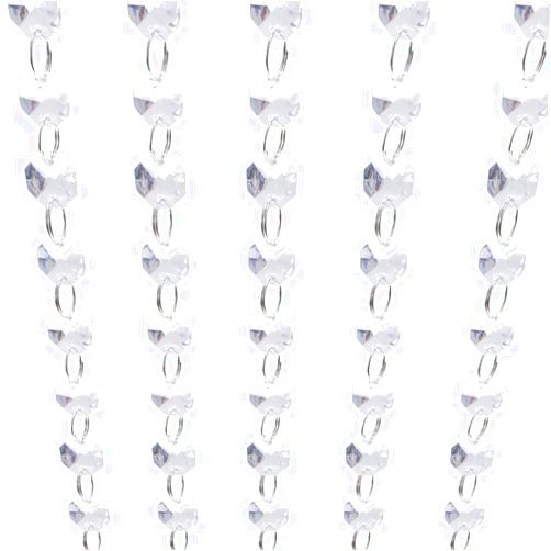 SKY CANDYBAR Crystal Clear Acrylic Bead Garland Chandelier Hanging Wedding Decoration 33 FT