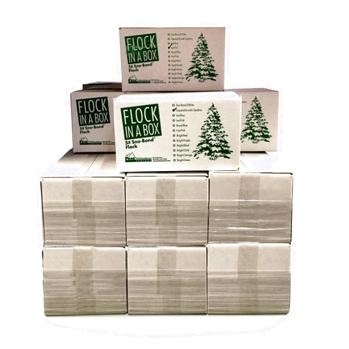 DOCLOGE VICKJES Peak Seasons 11105 5 Lbs White SNO-Bond Flock in A Box