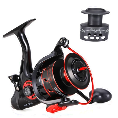 Sougayilang Carp Spinning Reel Carbon Fiber Drag for Fishing Action Bait Feeder Standard Fishing Reel Runner for Freshwater