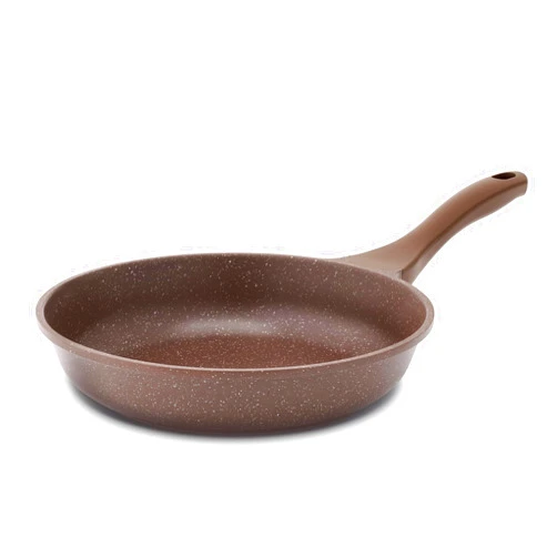 SENSARTE Nonstick Frying Pan Skillet, Granite Coating Omelette Pan, Healthy Stone Cookware Chef's Pan PFOA Free, Toffee Brown (9.5 Inch)