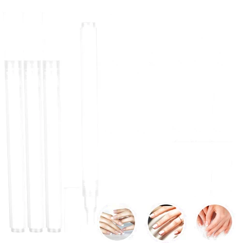 Youdaju French Manicure Kit Include 4Pcs French Manicure Pen White Tip Manicure Pen 372 Count French Manicure Strips French Tip Nail Stickers Self-Adhesive French Tip Tool for Women DIY Pedicure Nails