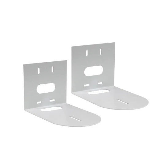 AEONS PTZ Camera Universal Wall Mounting Bracket | Sturdy Durable Compatible with Most Center Mount Cameras Hardware | AV Brackets Wall Mount Holder, White, 2-Pack