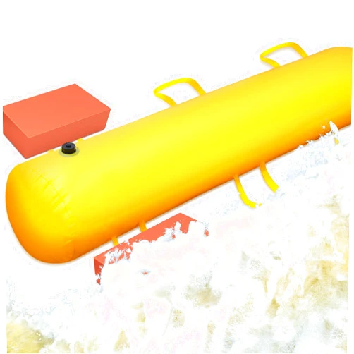 Landical Flood Barriers for Home Reusable Flood Prevention Barriers Water Barrier for Flooding PVC Flood Bags Sandbag Alternative PVC Water Diversion Tubes with Fixed Handle (6 Ft x 20 In x 12 In)