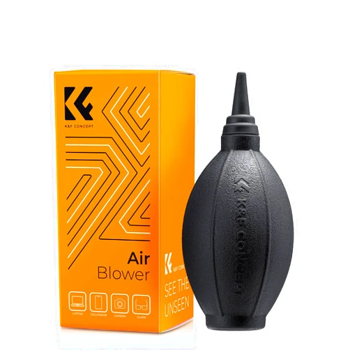 K&F Concept Soft Tip Air Blower, Lens Blower for Digital, DSLR, SLR Cameras, Camera Lenses, Sensitive Electronics and Keyboards Telescope Filters, Rubber Bulb Air Pump Dust Blower