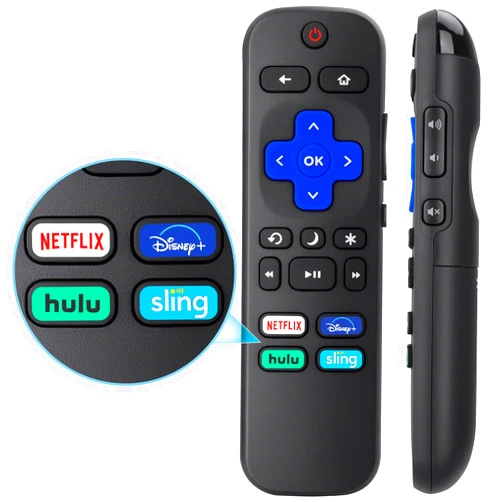 YOZZCANT Replacement Remote Control for Roku Smart TVs, Compatible for TCL Roku/Hisense Roku/Onn Roku/Westinghouse Roku/Insignia Roku TVs【Only for Roku TV】
