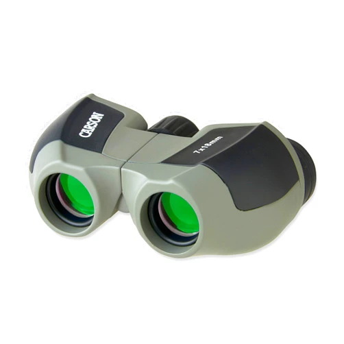 Carson MiniScout 7x18mm Ultra Compact Porro Prism Binoculars (JD-718), 1.5 H x 3.5 L x 2.75 W