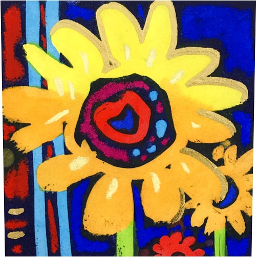 Simon Bull Original Mixed Media - Happiness