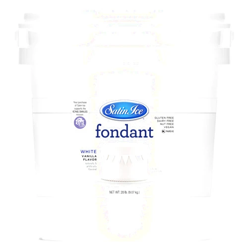 Satin Ice Fondant, White, 20 Pound