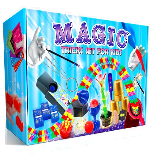 Heyzeibo Magic Kit - Upgarde Magic Set with Magic Wand, Magic Tricks Bag, Step-by-Step Instruction and More Magic Props for Kids, Beginners, Adult
