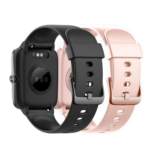 Harikiri Silicone Band Compatible with Veryfitpro ID205L,19mm Soft Strap for fitness,GRV,Willful,Popglory,Blackview,UMIDIGI,ID205S ID205G ID215G ID216 SW020 SW023 WF021 WF025 Uwatch3