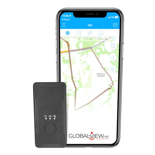 Global-View.Net Tiny Magnetic GPS Tracker- One Month Free Service