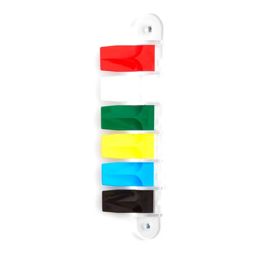 Kull Industries Exam Room Flags | Medical Door Flags for Doctors Offices, Hospitals and Clinics | Primary Colors, 6 Flag System, 3