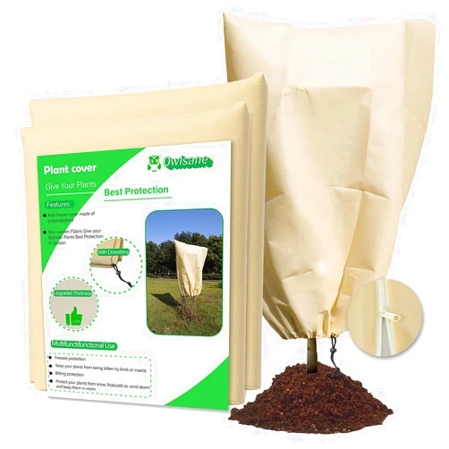 OWLSANE Plant Covers Freeze Protection-Plant Frost Protection Covers Plant Freeze Protection Cover with Zipper 31.50