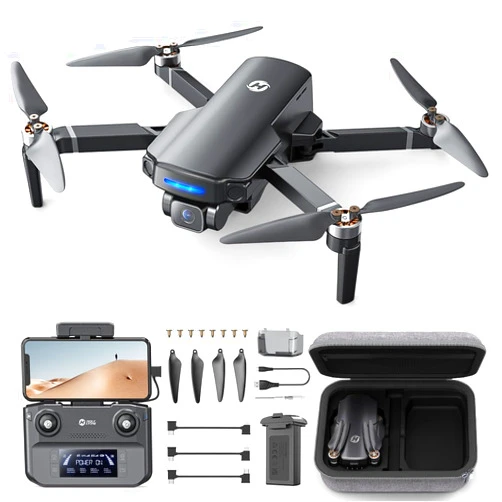 Holy Stone GPS Drone with 4K UHD Camera for Adults Beginner; HS360S 249g Foldable FPV RC Quadcopter with 10000 Feet Control Range, Brushless Motor, Follow Me, Smart Return Home, 5G Transmission