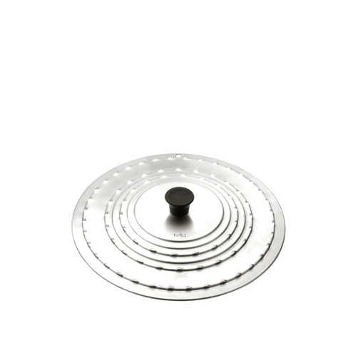 MIU France Universal Fry Pan Cover, Silver 11.3x11.3x1.7