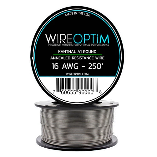 WIREOPTIM Kanthal A1 Resistance Wire 16 AWG - 250 Feet