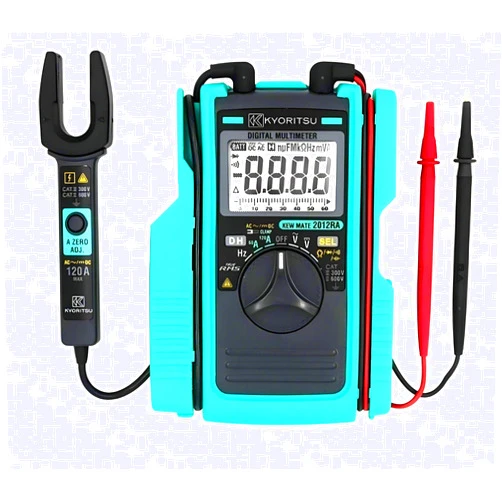 KYOHRITSU Japan Quality KYORITSU KEW2000A KEW2001A KEW2012RA Multimeter Clamp 600V Fork Multimeter 2000A Digital MULTIMETER Clamp MULTIMETER AC/DC Voltage Tester Hz Capacitance NCV Ohm Diode Testers(KEW2012RA)