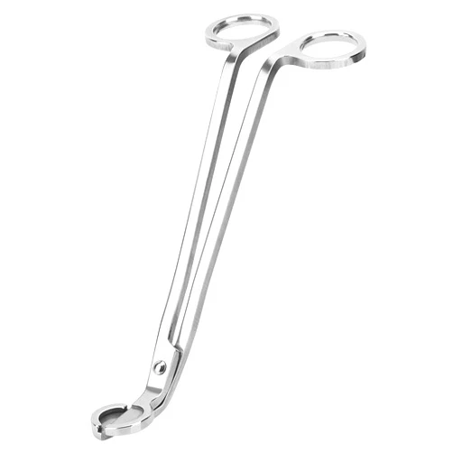 CHEFBEE Candle Wick Trimmer, Polished Stainless Steel Wick Clipper Cutter, Scissors, Reaches Deep Into Candles to Cut Spent Wicks, Allow Cleaner Burn and Prevent Soot Buildup