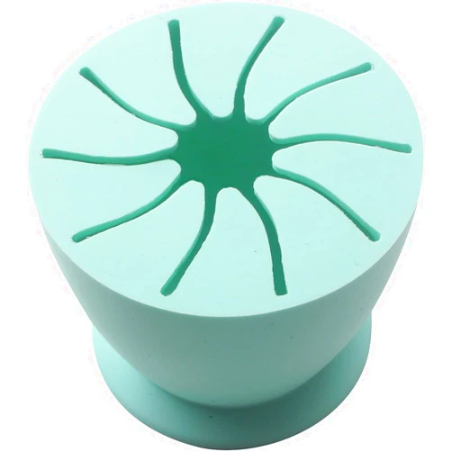 Weicoca Green Weeding Scrap Collector- Desktop Garbage Collector -Suctioned Soft Silicone Crafts Weeding Tools- Scrap Holder Box Home Supplies Vinyl Box Tool