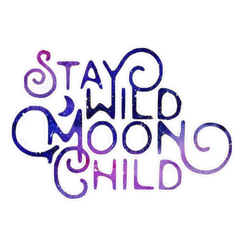Generic Stay Wild Moon Child Vinyl Sticker Waterproof Bumper Sticker Laptop Window Decal 5