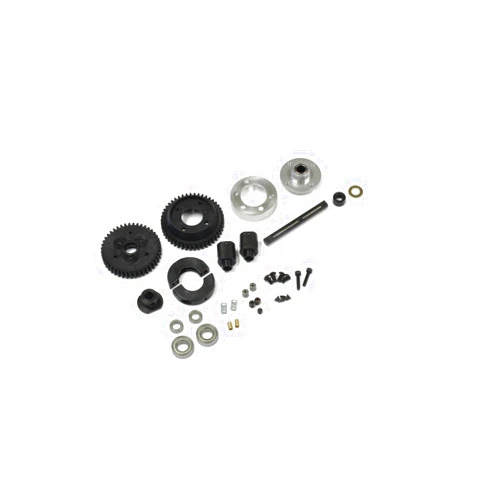 Kyosho- K.IGW008B-05 Gearbox, Black