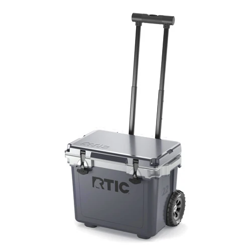 RTIC 22 QT Ultra-Light Wheeled Cooler with Handle, Hard Insulated Portable Ice Chest Box for Beach, Drink, Beverage, Camping, Picnic, Fishing, Boat, Barbecue