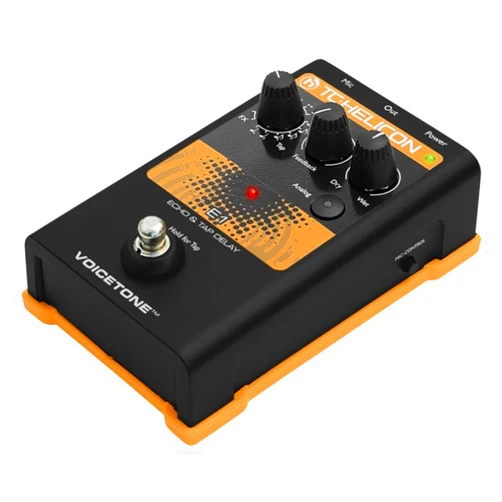 TC Electronic TC-Helicon VOICETONE E1 Single-Button Stompbox for Compelling Vocal Echo Effects