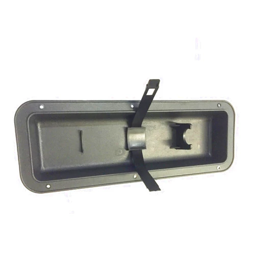 Automotive Authority LLC Automotive Authority Black Fire Extinguisher Wall Mount Pocket Recessed Bracket Holder Hanger Boat RV