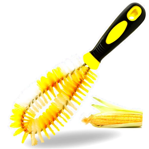 DOMUEN Corn Silk Brush Remover Corn Silk Remover Brush Corn Silking Brush Corn Silker Remover Fruit and Vegetable Cleaning Brush Corn Scrubber Brush with Handle for Sweet Corn Silk, Carrots, Potatoes