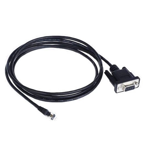 LIANSHU Nexstar RS 232 PC Interface Cable(RS 232 DB9Pin Female to RJ11 4P4C) L=6FT Black (1Pack)