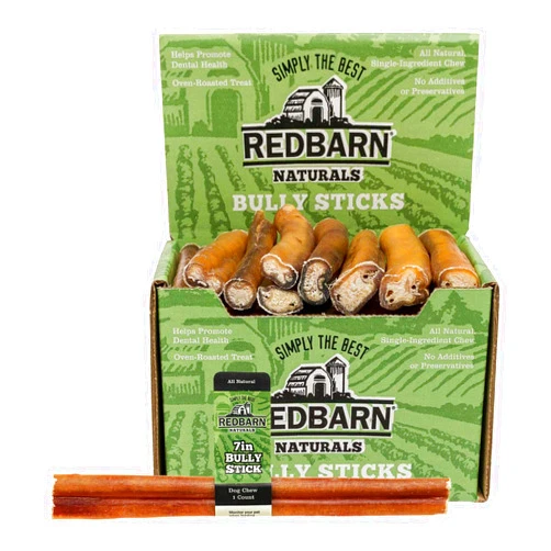 Redbarn Pet Products Redbarn Bully Stick 7IN Case of 35