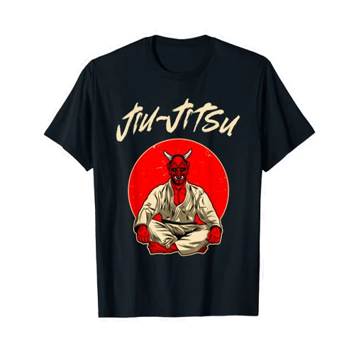 BJJ Jiu Jitsu MMA Shirts Japanese Oni Demon - Brazilian Jiu-Jitsu, MMA, BJJ T-Shirt