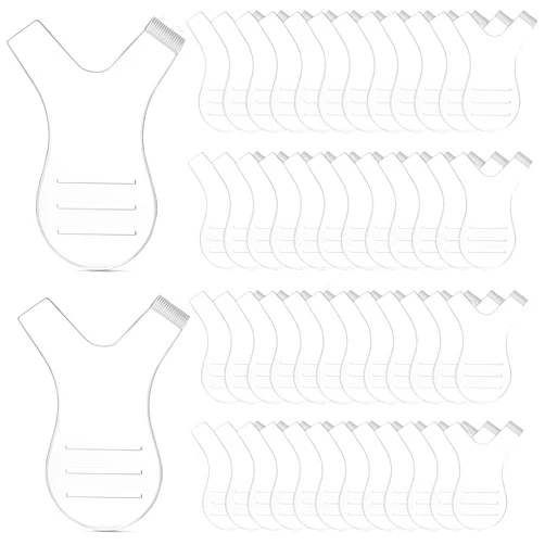 Gjinxi Y Shape Eyelash Brush Lash Lift Tool 50 PCS Silicone Grafting Mascara Clusters Eyelash Extensions Comb Bonder Eyebrow Tinting Kit Brow Lamination Kit Lash Remover Supplies Lash Separator Eye Makeup