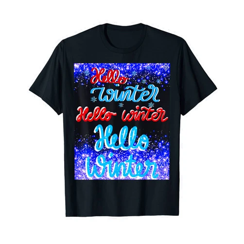 T'Angella Couture HELLO WINTER, CHRISTMAS season, Holiday season T-Shirt