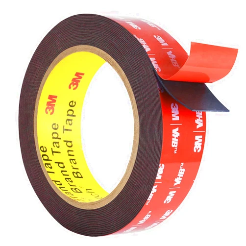 HitLights Double Sided Tape Heavy Duty, Adhesive Mounting Tape Waterproof, 16.4 FT x 0.94 IN, Strong Foam Tape for Walls, Automotive, Home Office Decor, Made of 3M VHB Tape (Pack of 1)