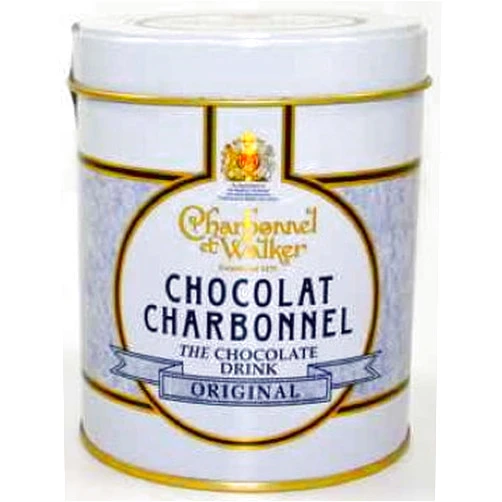 Charbonnel et Walker Luxury Drinking Chocolate White And Gold Gift Tin 300G