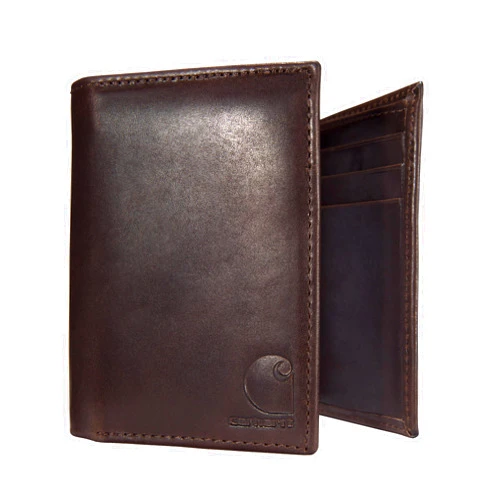 Carhartt Men's Durable Oil Tan Leather Wallets, Available in Multiple Styles