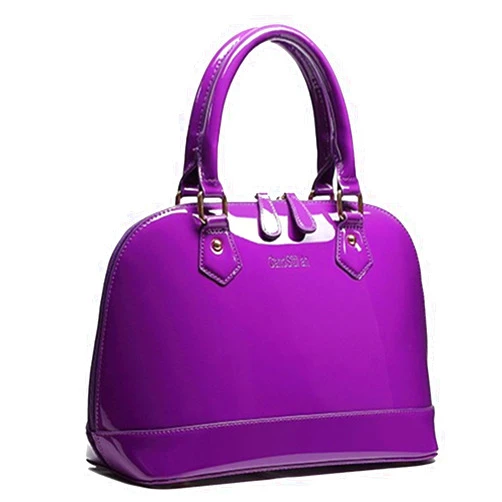 Yan Show Women's Satchel Purse Large Tote Lady Shoulder Bag Patent Leather Handbag Top Handle Shell Bag