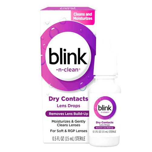 ABBOTT NUTRITION blink-n-clean Lens Drops for Soft & RGP Lenses, 0.5 Fluid Ounces