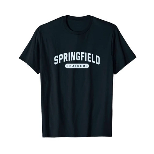 Native Forest Park Home State Patriotic Springfield Raised Resident Massachusetts Local MA Hometown T-Shirt