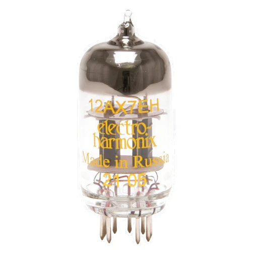 AMZTOP Electro-HARMONIX Vacuum Tube 12AX7EH /MP Double Pole Match, Set of 2, Miniature/mT, Double 3-Pole Tube, TEH12AX7/MP