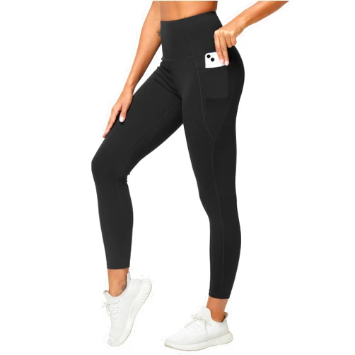 THE GYM PEOPLE Women's High Waisted Yoga Leggings Soft Tummy Control Workout Running Athletic Pants with Pockets