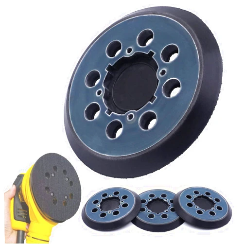 KONIGEEHRE 4 Packs 5 inch 8 Hole Hook and Loop Replacement Sanding Pad for DeWalt DWE64233 & N329079 Compatible with DWE6423/6423K, DWE6421/6421K, DWE6421-B2, DWE6421-B3, DWE6421-BR, DCW210B (4 Packs)