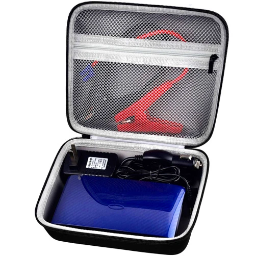 ALKOO Case Compatible with Halo Bolt Portable Car Jump Starter 57720 58830 (Not for Halo Bolt Air), Storage Holder for Power Station 100 Wireless Laptop Power Bank & Jumper Cables - Box Only